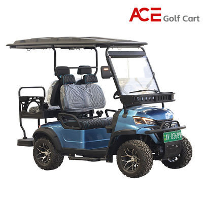 quality Certyfikat CE Elektryczny skuter golfowy 4 miejsca Bateria litowa Kolor niebieski factory